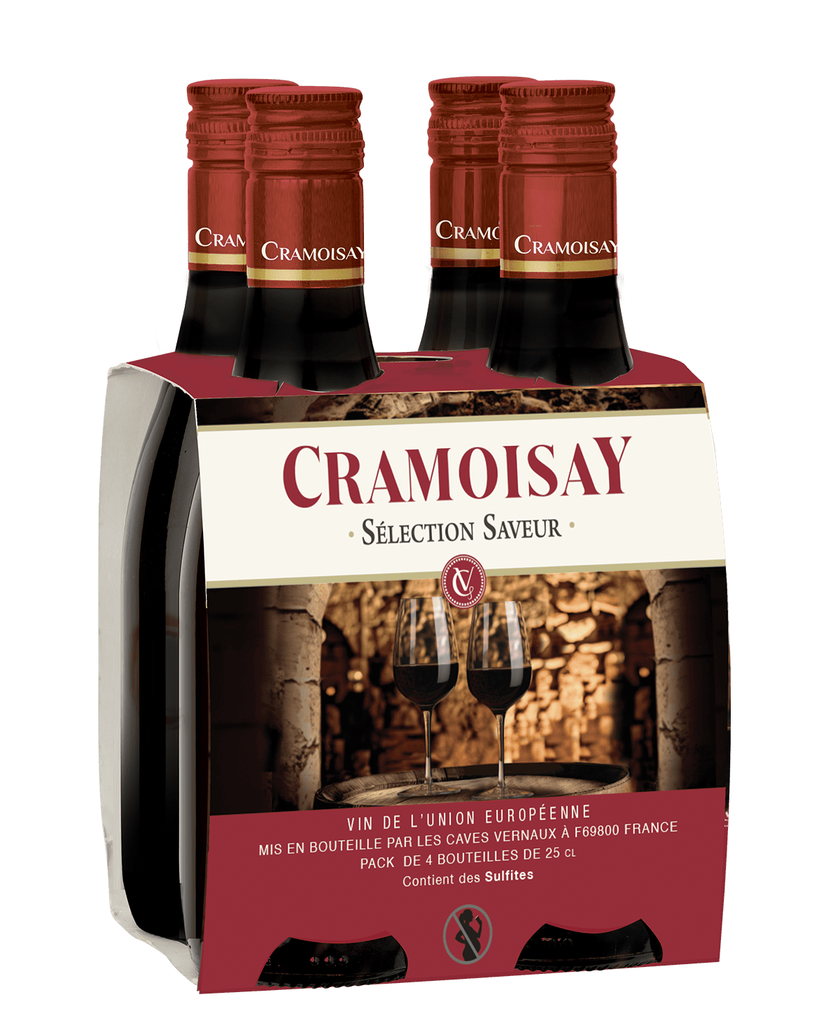 Pack de 4x25cl Cramoisay