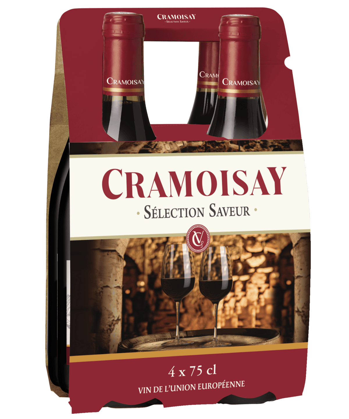 Pack de 4x75cl Cramoisay