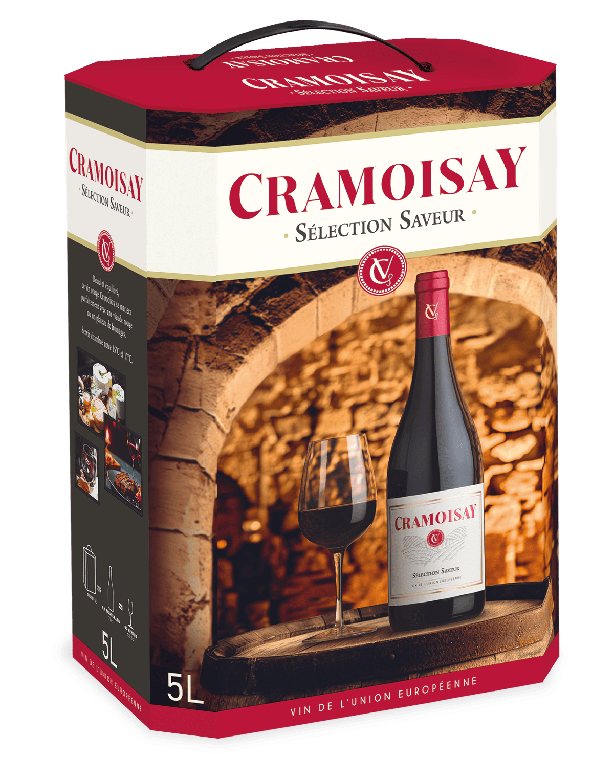 Bib 5L Cramoisay